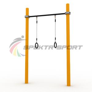 Купить Турник классический для занятий Воркаут с кольцами SP WRK-07 + Rings_76mm в Семилуках 