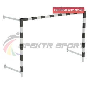 Купить Ворота мини-футбольные складные без сетки 2х3х0,5 м. (к-кт) в Семилуках 